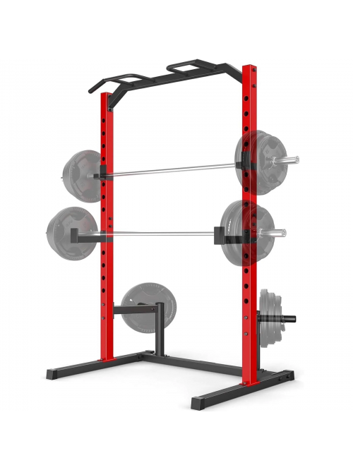 VIBESPARK Squat Rack Power Rack, Multi-Function Ad...