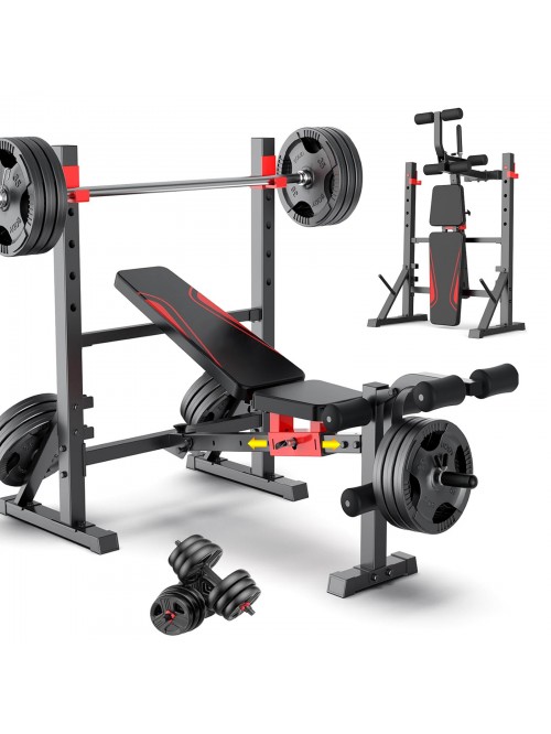 VIBESPARK Adjustable Weight Bench Press, 900LBS Wo... VIBESPARK Adjustable Weight Bench Press, 900LBS Wo...